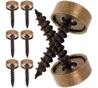 8 Pcs Viti Per Specchi Decorativi Con Tappi Decorative Specchio Retrò