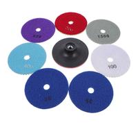 8 Pcs Wet Polishing Granite for Home Improvement Kit Lucidatura Marmo