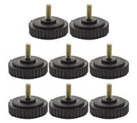 8 Pcs Zampe Per Mobili Piedini Gomma Filettati Gambe Dei Livellatori