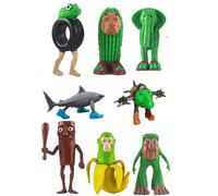 8 personaggi rosso cervello, divertenti personaggi da collezione italiani, per bambini e adulti, Tralalero Tralalala, decorazione perfetta per gli appassionati di gioco dai 6 anni in su
