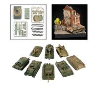 8 Pezzi 1/72 Modello di Carro Armato Modello 4D Modello di Carro Armato Moderno
