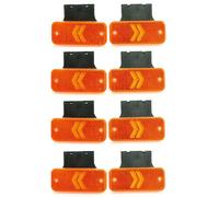 8 Pezzi 12V LED Ambra Freccia Indicatore Laterale Luci Bus Camion Furgone Camper