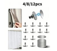 8 pezzi/16 pezzi/24 pezzi Fermagli magnetici per tende, Fermagli magnetici per tende con spilli, Supporti magnetici per tende, Utilizzati per fissare le tende per evitare che vengano spazzate via, Reg