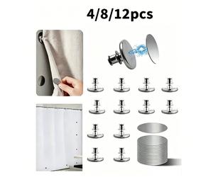 8 pezzi/16 pezzi/24 pezzi Fermagli magnetici per tende, Fermagli magnetici per tende con spilli, Supporti magnetici per tende, Utilizzati per fissare le tende per evitare che vengano spazzate via, Reg