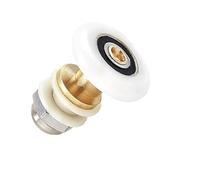 8 pezzi 20/23/25/27 mm di diametro for porte scorrevoli in vetro for doccia, ruote sospese, pulegge eccentriche for mobili scorrevoli for bagno(20mm)