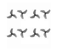 8 pezzi 35 mmS 3 pale 2 eliche for PC da 35 mm adatte for parti fai da te FPV foro da 1 mm CW CCW(35MM Gray 3-Blade)