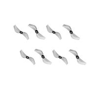 8 pezzi 35 mmS 3 pale 2 eliche for PC da 35 mm adatte for parti fai da te FPV foro da 1 mm CW CCW(35MM Gray 2-Blade)