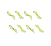 8 pezzi 35 mmS 3 pale 2 eliche for PC da 35 mm adatte for parti fai da te FPV foro da 1 mm CW CCW(35MM Green 2-Blade)