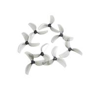 8 pezzi/4 paia di eliche PC universali a 3 pale da 1 mm e ,5 for mini drone , pollici(8Pcs - Gray 1.5mm)