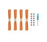 8 pezzi 4022F eliche silenziose leggere for accessori di ricambio for drone Flip(Orange)