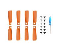 8 pezzi 4022F eliche silenziose leggere for drone Flip, accessori di ricambio for una facile installazione(Orange)