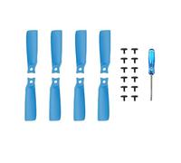 8 pezzi 4022F eliche silenziose leggere for drone Flip, accessori di ricambio for una facile installazione(Blue)