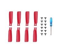8 pezzi 4022F eliche silenziose leggere for drone Flip, accessori di ricambio for una facile installazione(Red)