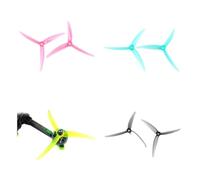 8 pezzi 4paris Juicy Prop J40 5143 eliche for PC a 3 pale adatte for FPV Freestyle Juicy Sbang 5 pollici drone parti fai da te(4 Pairs Grey)