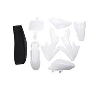 8 Pezzi 50cc 110cc 125cc 140cc Plastica 4 Tempi Per Set Bici Fuoristrada Pit Per CRF50 Kit Moto Sedile Parafango Bianco IENQBVL