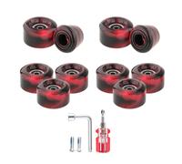 8 pezzi 58 x 32 mm, ruote quadruple 82A per pattini a rotelle con cuscinetti