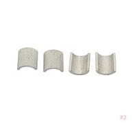 8 Pezzi 7/8" a 1" Risers Supporti Morsetti Spessori Per Moto Eurowagens