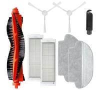 8 pezzi accessori di ricambio per Xiaomi Robot Vacuum S12 per Xiaomi Mi Robot Vacuum Mop 2S/Mop Pro/STYJ02YM per Viomi V2 P,1 spazzola a rullo 2 filtro 2 tampone per mop 2 spazzola laterale