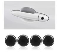 8 Pezzi Adesivi Auto Esterni per Serratura della Porta,Minimalista Adesivo Auto per Vite della Porta Decorazioni Auto,Universale Accessori Auto Esterno Protezione Portiere Auto (Nero)