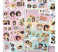 8 pezzi Adesivi del giardino di sakura dell'anime "The Executioner And Her Way Of Life", adesivi impermeabili di alta qualità Tipo ACarta tessile