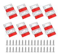 8 Pezzi Adesivo Chiusura Magnetica, Calamite Porta Ultra Sottile, Chiusure Magnetiche per Ante Mobili, Magnete Chiusura per Cassetti Magneti Armadio Chiusure Cucina