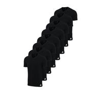 8 Pezzi Adidas T-Shirt A V Collo Uomo Cotone