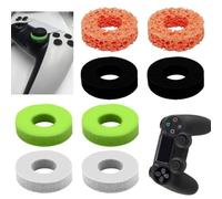 8 Pezzi Anelli di Precisione per PS5, Anelli Ammortizzanti, 3 Durezze, per un maggiore controllo e un Aim Bot, compatibili con controller PS5, PS4, Xbox One Series, Switch, KontrolFreek, 4 Colori