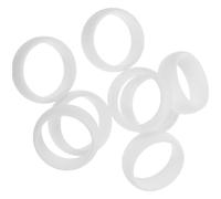 8 Pezzi Anello in Silicone da Uomo Sportivo Nero, Design Ergonomico | Attività e Sport, Flessibile e Semplice, Protegge la Fede Nuziale, Previene Sudore Colore Casuale