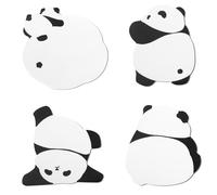 8 Pezzi Block Notes Bambini Panda Foglietti Adesivi Animali Sticky Notes, 240 Fogli Mini Sticky Note Colorati per Promemoria Ufficio, Segno di Scuola, Regali per Bambini Regalini Festa Compleanno