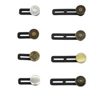 8 Pezzi Bottoni Jeans Bottone Allarga Pantaloni Estensioni Elastiche Perdi Bottone Estensori per Bottoni per Pantaloni Estensori in Jeans con Vita Regolabile Bottoni Regolabili per Jeans Gonne