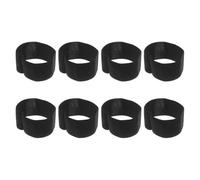 8 Pezzi Bracciale Elastico da Lutto Nero per Funerale e Sport | Poliestere, Vestibilità Regolabile e Stabile, Adatto a Basket e Rugby, per Uomini e Donne