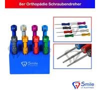 8 Pezzi Cacciavite Per Impianti Strumenti Di Ortodonzia Chirurgica Dentale