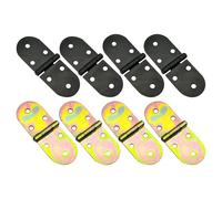 8 Pezzi Cardini Pieghevoli, Cerniere Rotonde Piccole, Cerniere A 180 Gradi, Accessori Hardware Di Mobili, Adatti Per Porte Di Mobile E Tavoli Pieghevoli.