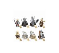 8 pezzi Cavalieri medievali Il Signore degli Anelli Minifigure Giocattoli da costruzione Armature militari