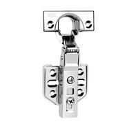 8 pezzi cerniere in acciaio laminato a freddo cerniera idraulica for porta dell'armadio ammortizzatore chiusura morbida e silenziosa for tutti i mobili Per Ante Di Armadi, Guardaroba(Size 2)