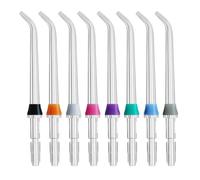 8 Pezzi Classico Irrigatori Orali Accessori, Durevole Alta Qualità Resina Punte Idropulsore di Ricambio, Accessori Dentario Acqua Idropulsore Ugello Compatibili per Maggior Parte Modelli Waterpik