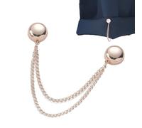 8 Pezzi Clip Magnetiche Per Abbigliamento, Fermagli Magnetici Per Vestiti, Spilla Magnetica Per Vestiti Con Catena Per Fissare orlis Di Vestitis Gambe Di Pantaloni Lunghi Maniche Di Camicie