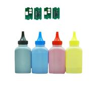 8 pezzi compatibili con forniture per stampante TK-5140 TK-5141 TK-5142 TK-5144 circuito integrato della polvere di toner di ricarica per il numero di parte ECOSYS P6130cdn M6030cdn(TK-5142 (US))
