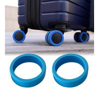 8 pezzi coperture per ruote per valigie per bagagli con cancellazione del rumore custodia per trolley ammortizzante copertura di protezione per rotelle in silicone (2)