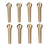 8 Pezzi Copper Guitar Pin per Chitarra Acustica, Accessorio | Rame, Sostituzione per Perno Danneggiato o Usurato, Usi Accessori Musica, Set da 8 Pezzi Colore Casuale