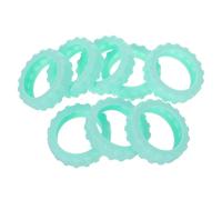 8 Pezzi Copri Rotelle Valigia in Silicone, Protezione Ruote, Verde | Viaggio, Installazione Semplice, Design Antiscivolo, Assorbimento Urti, Accessorio per Ruote e Sedia