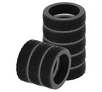8 Pezzi Copri Ruote Valigia in Silicone Nero, Protezione | Bagagli e Trolley, Installazione Semplice, Aiuta a Limitare i Danni alle Ruote e Attenua Rumore