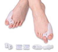 8 Pezzi Correttore Alluce Valgo, Separatore Dita In Gel Per Alluce Distanziatori Sollievo Dal Dolore Allineamento Corretto, Alluce Valgo, Piedi Diabetici Per Uomini E Donne