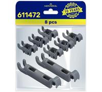 8 Pezzi Cuscinetto Ganci Cestello Inferiore Lavastoviglie 0061172 per Bosch