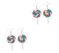 8 pezzi DECORAZIONI ARELLO PROGLIE POLYMER CLAY LOLIPOP TURQUOISE CHOOP PER DONNE ORENZE CREATIVE CANNE SPEGNO CANNE