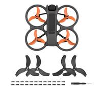 8 pezzi di accessori for eliche Avata 2, lame di ricambio con viti for kit DJI Avata 2 Fly More (4 pezzi neri + 4 pezzi arancioni)