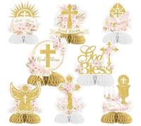 8 pezzi di accessori per bambini, decorazione da tavolo per bambini, pampas erba, baptism table, boho First Holy Communion Christening Party Supplies