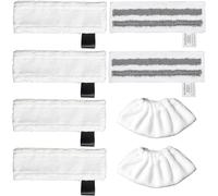 8 pezzi di accessori per pulitore a vapore Kärcher Easyfix SC2 SC3 SC4 SC5 SV7, set di panni in microfibra per Kärcher SC1 SC2 SC3 SC4 SC5 SV7 (4 panni per pavimenti + 2 rivestimenti in tessuto + 2