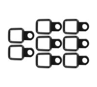 8 pezzi di ancoraggio ad anello a D, 2,8 x 4,8 x 0,4 cm/1,10 x 1,89 x 0,16 pollici, ancoraggi di fissaggio ad anello a D per Wrangler JK YJ TJ JKU