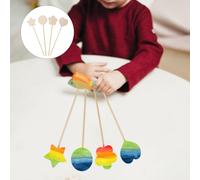 8 pezzi di bacchette fate incompiute per le fate in bianco per dipingere i